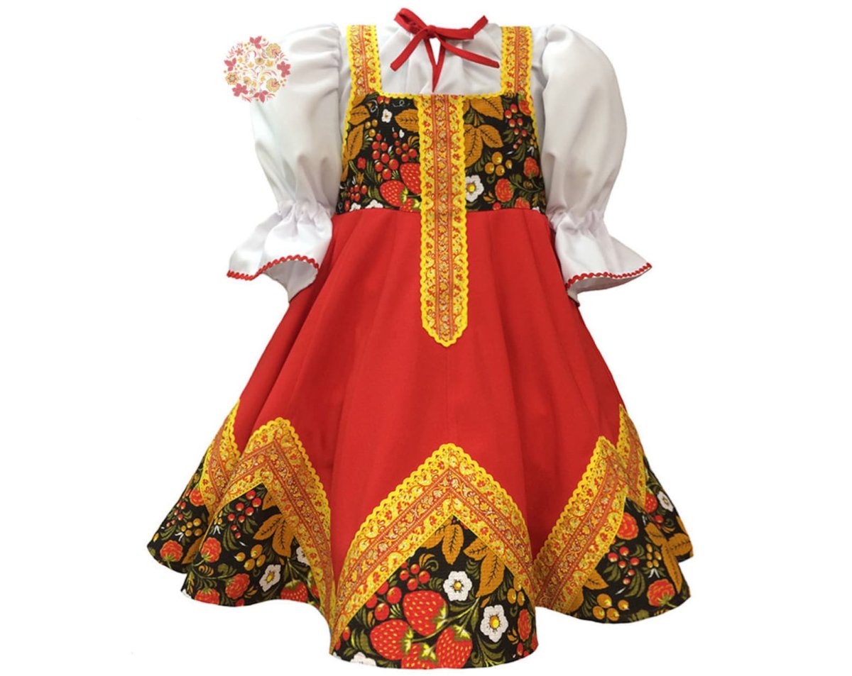Русский народный сарафан для куклы