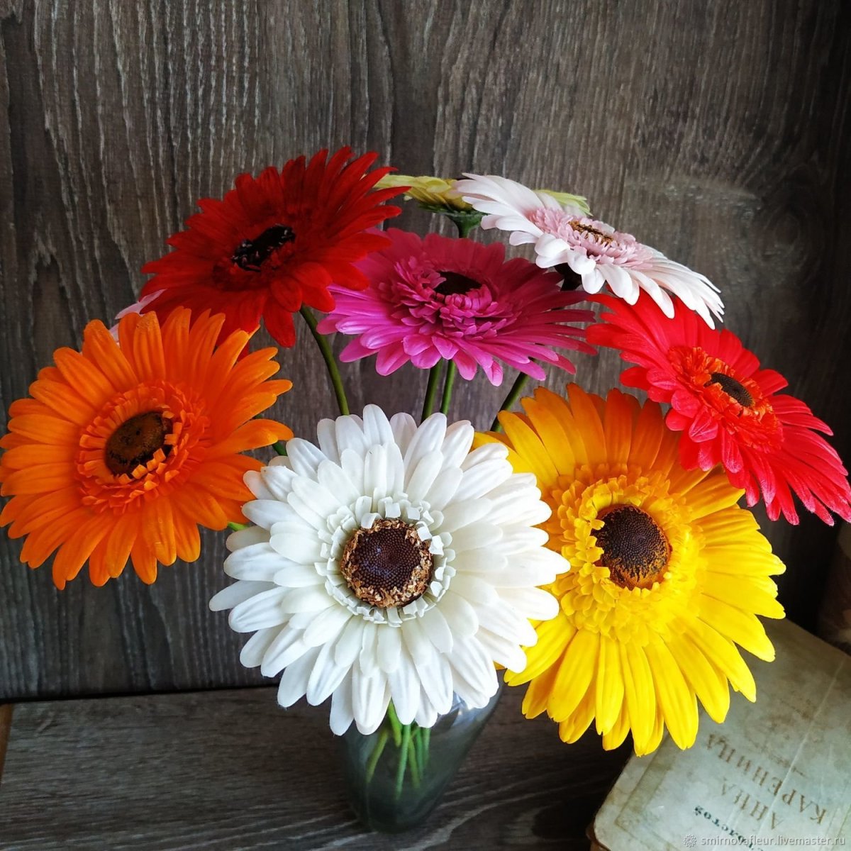 Гербера помпони микс