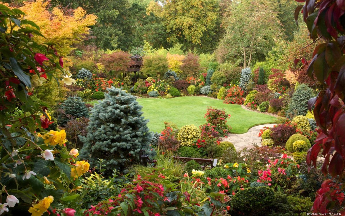 Скрытый от глаз английский сад