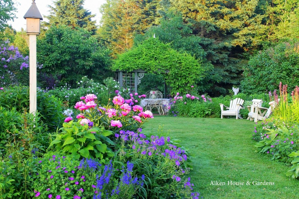 Англия деревня кэмбэлфорд ланшадф садов