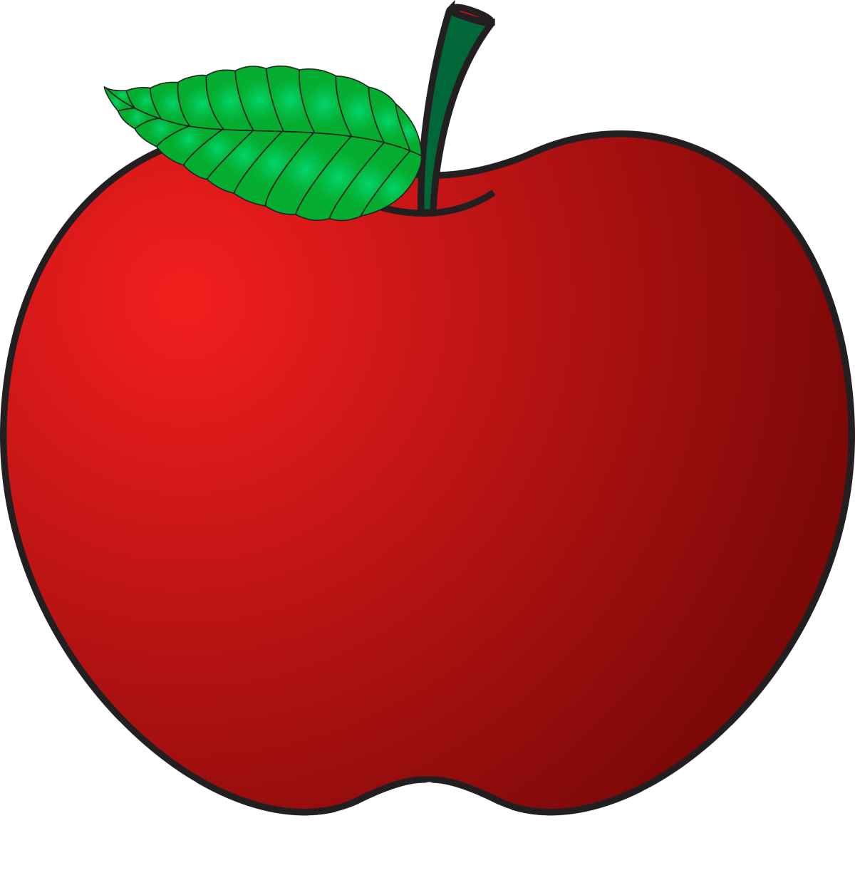 Яблоко из мультика