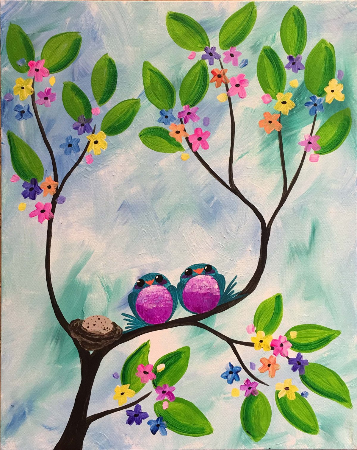 Идеи для весенних рисунков