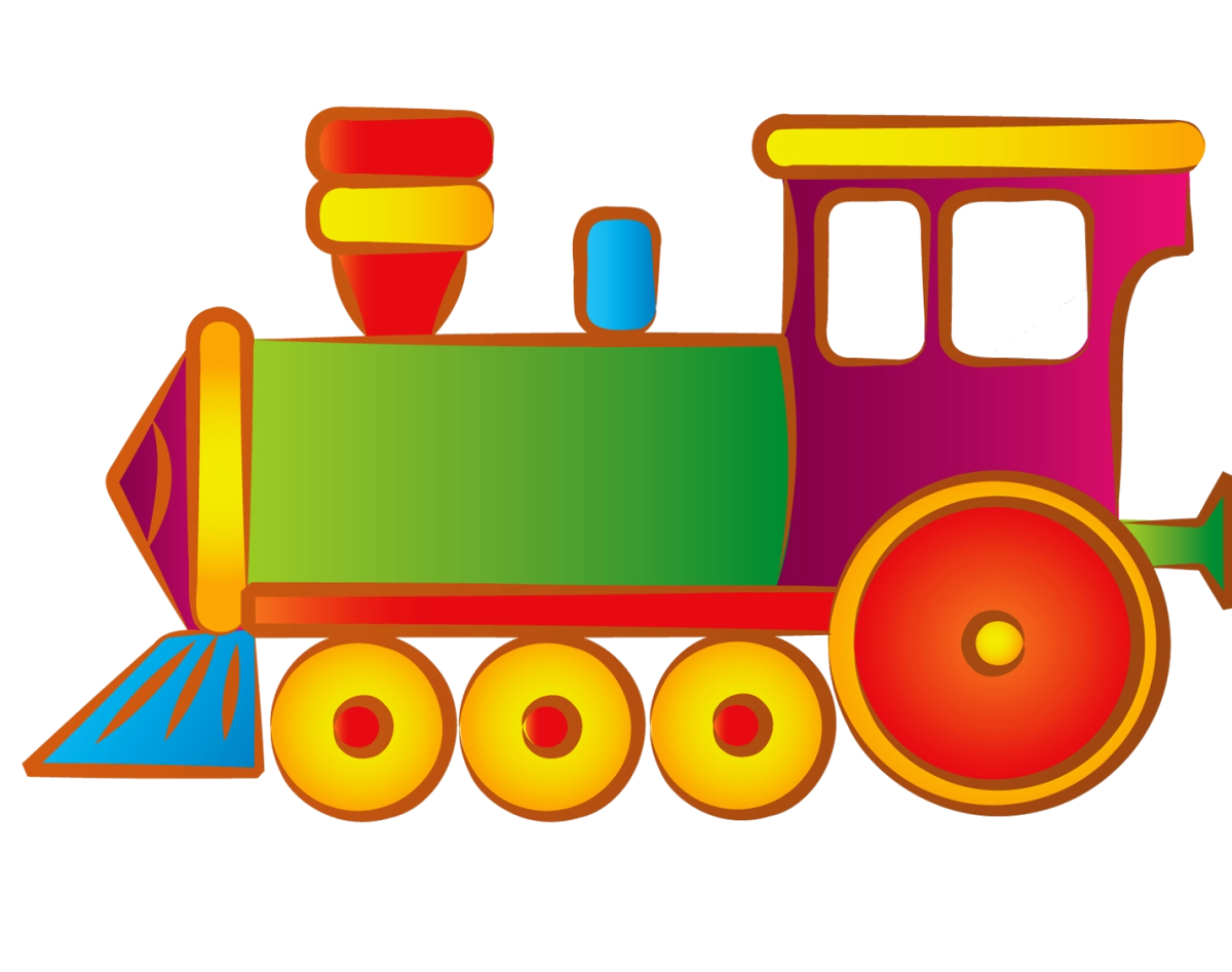 Cartoon Train паровозик