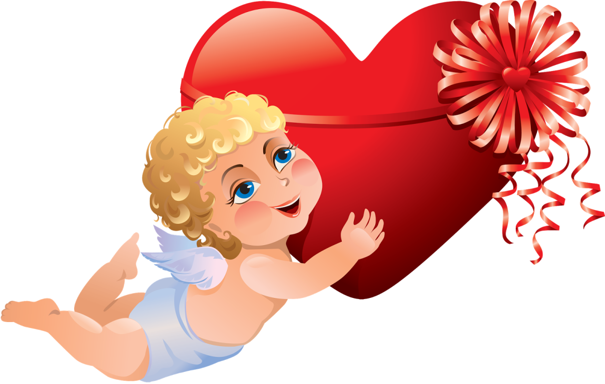 Ангелочки с сердечками