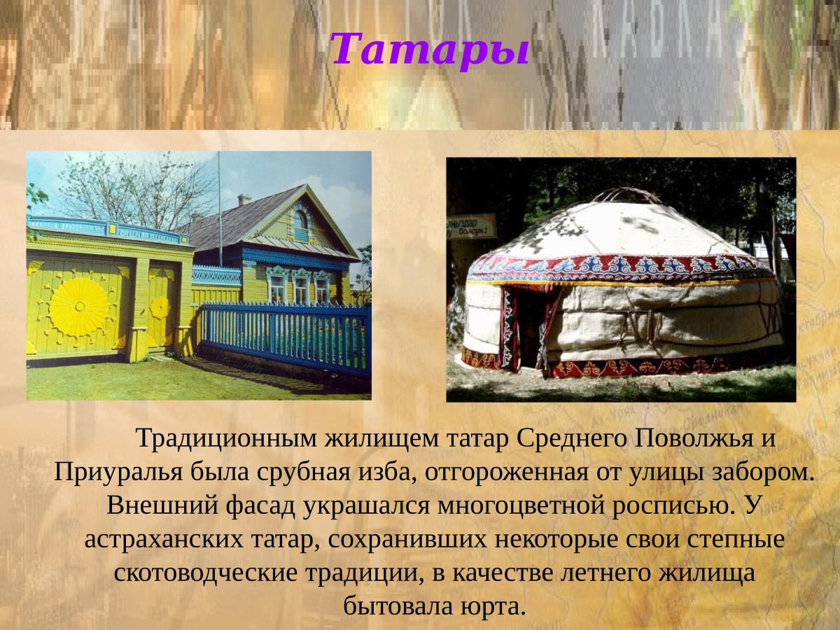 Деревенский дом татарскй