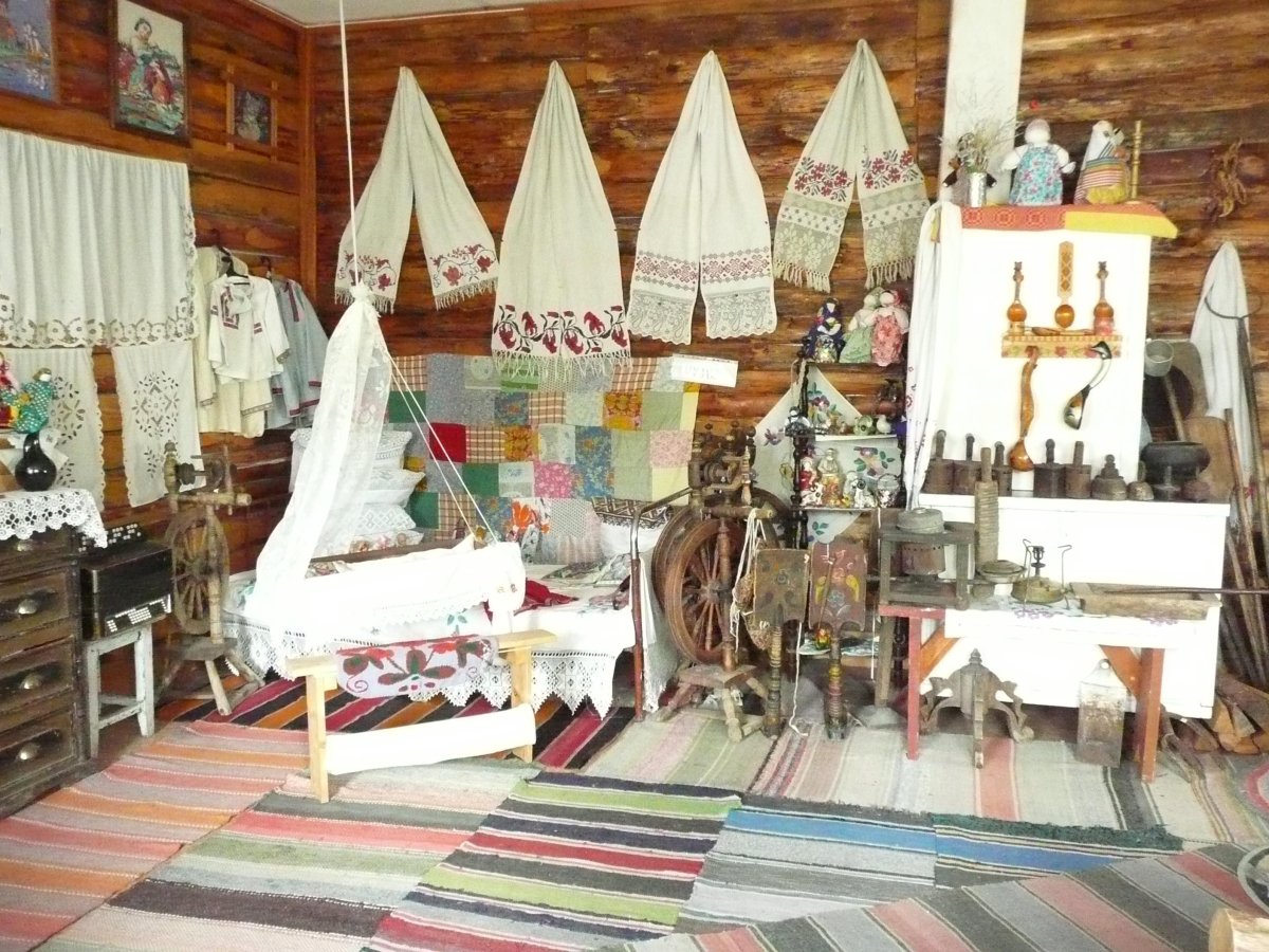 Интерьер бабушкиного дома в деревне