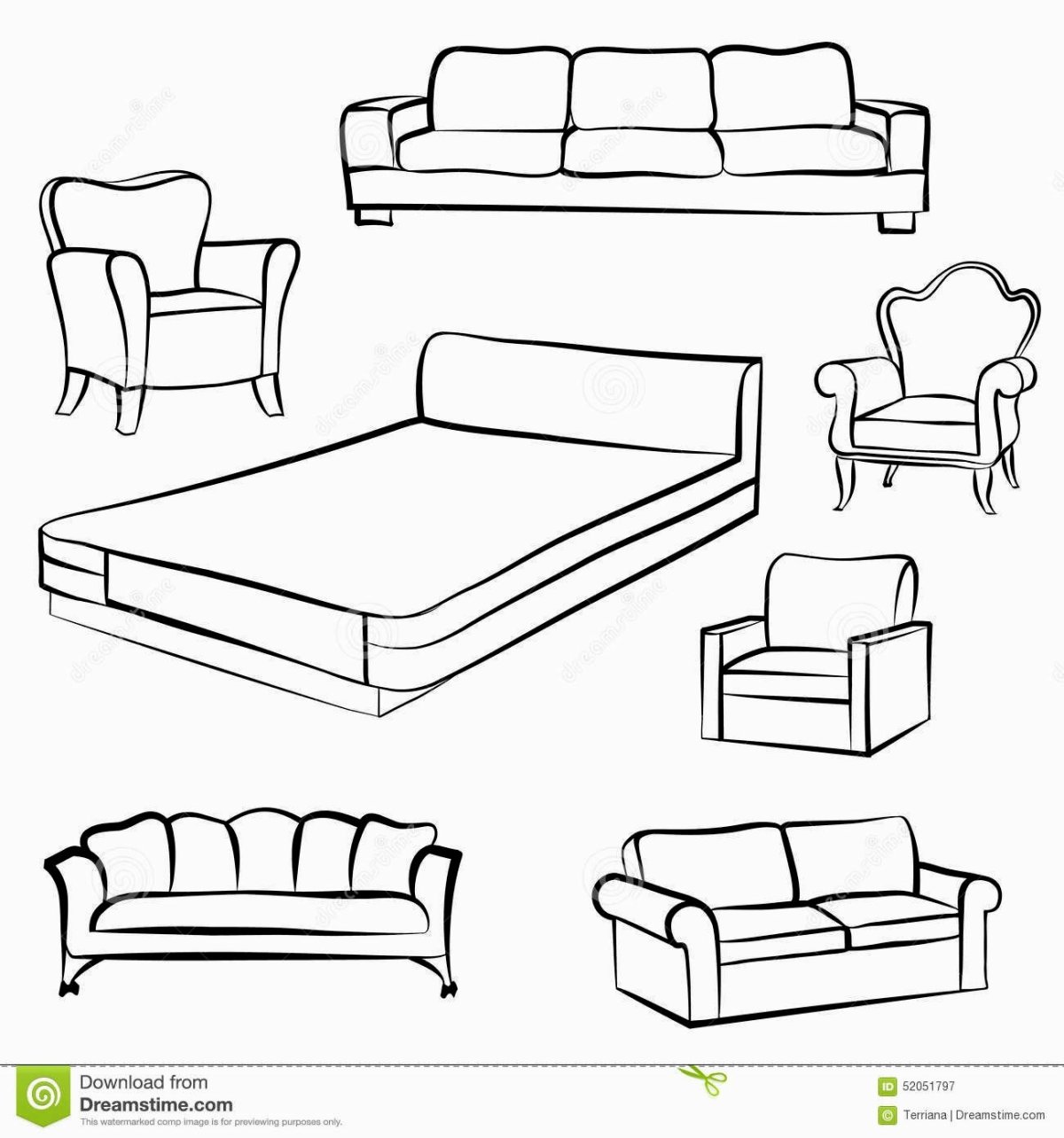 Диван с разных ракурсов