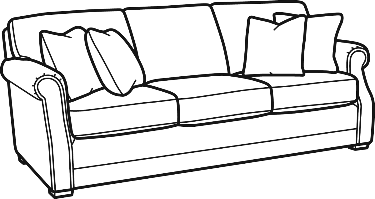 Векторный диван