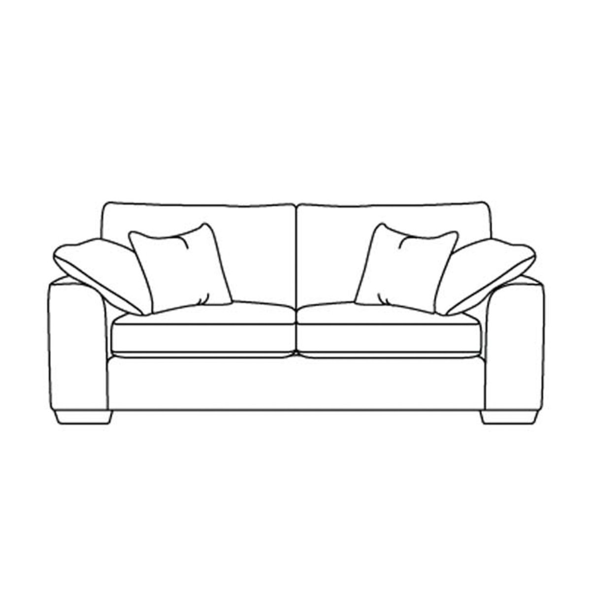 Диван сбоку вектор