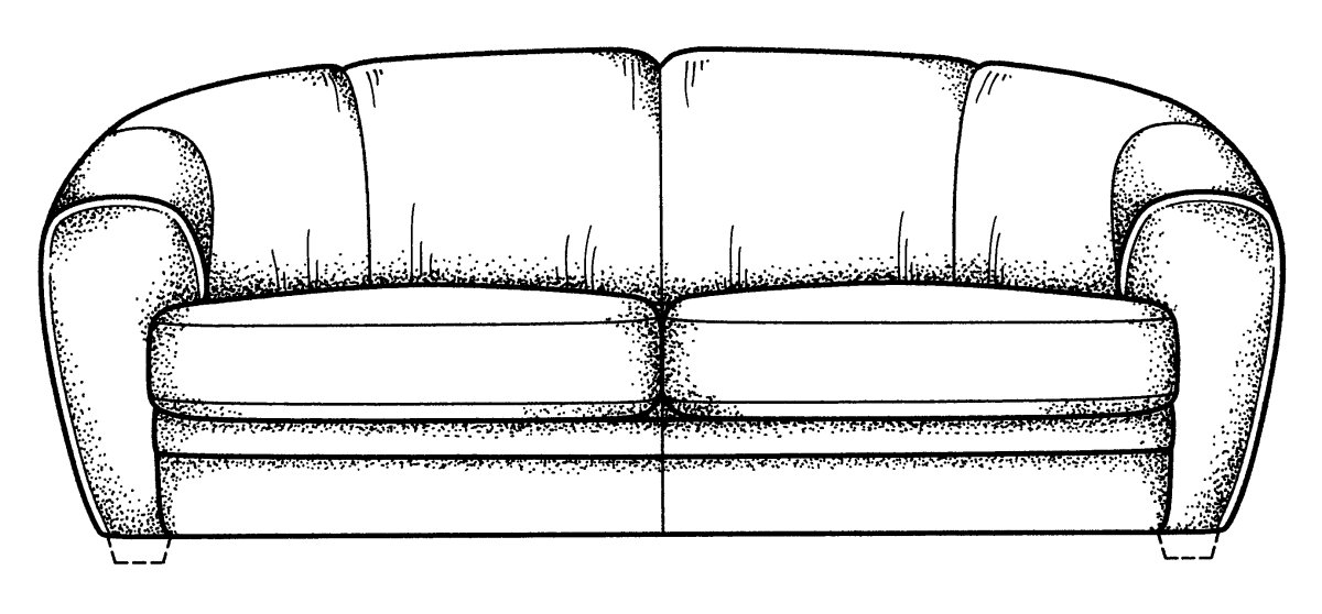 Нарисовать диван