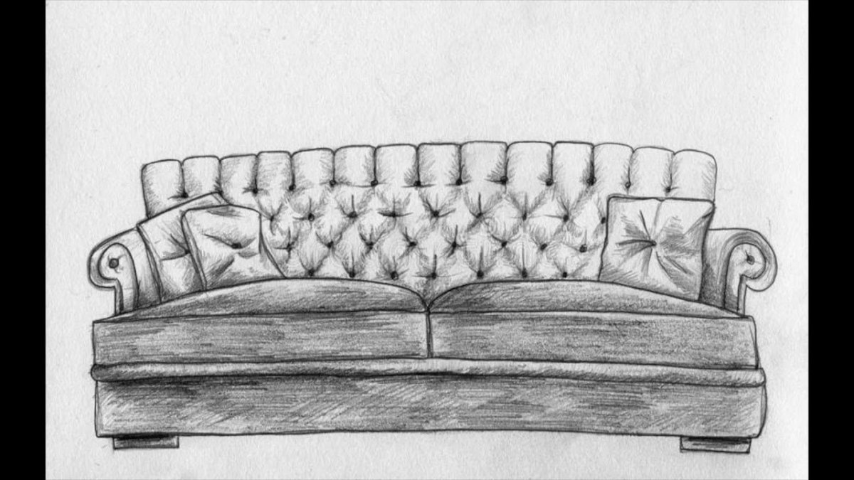 Красивые диваны для срисовки