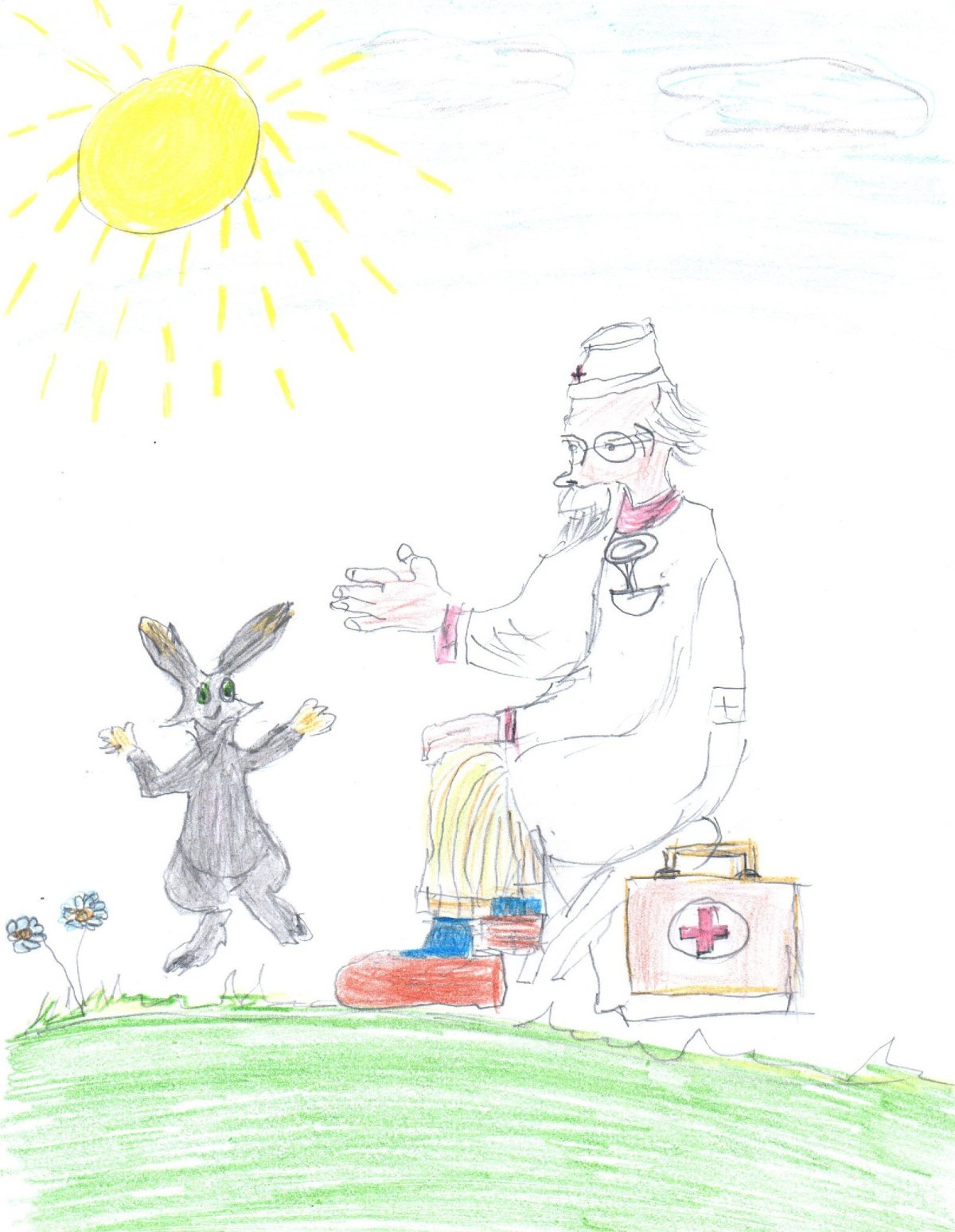 Доктор Айболит иллюстрации Сутеева