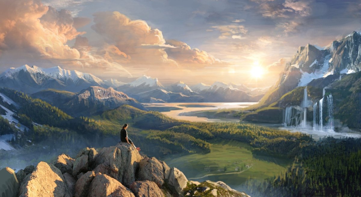 Фантастический пейзаж Ольга Антоненко