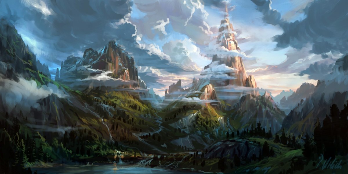 Пейзажи в стиле фэнтези
