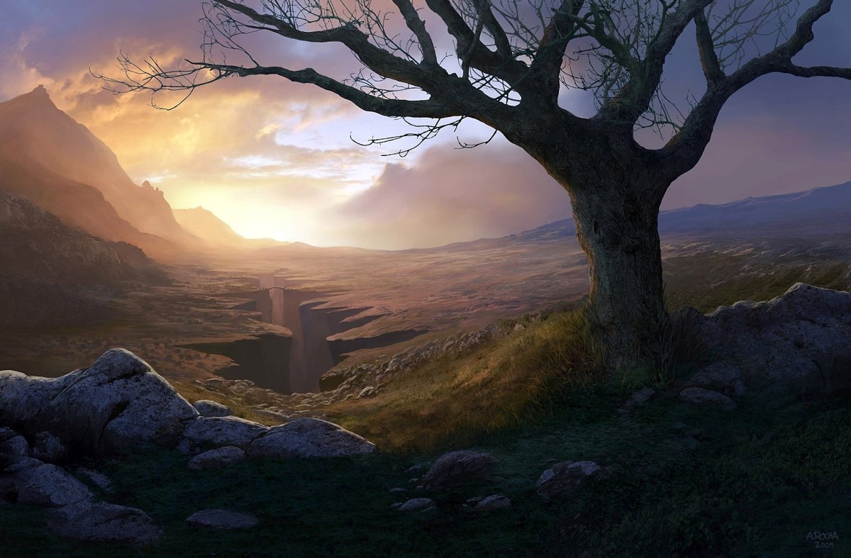 Дворец фэнтези арт Kazumasa Uchio