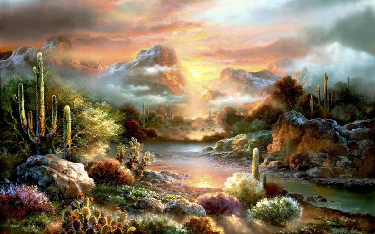 Фэнтези пейзажи