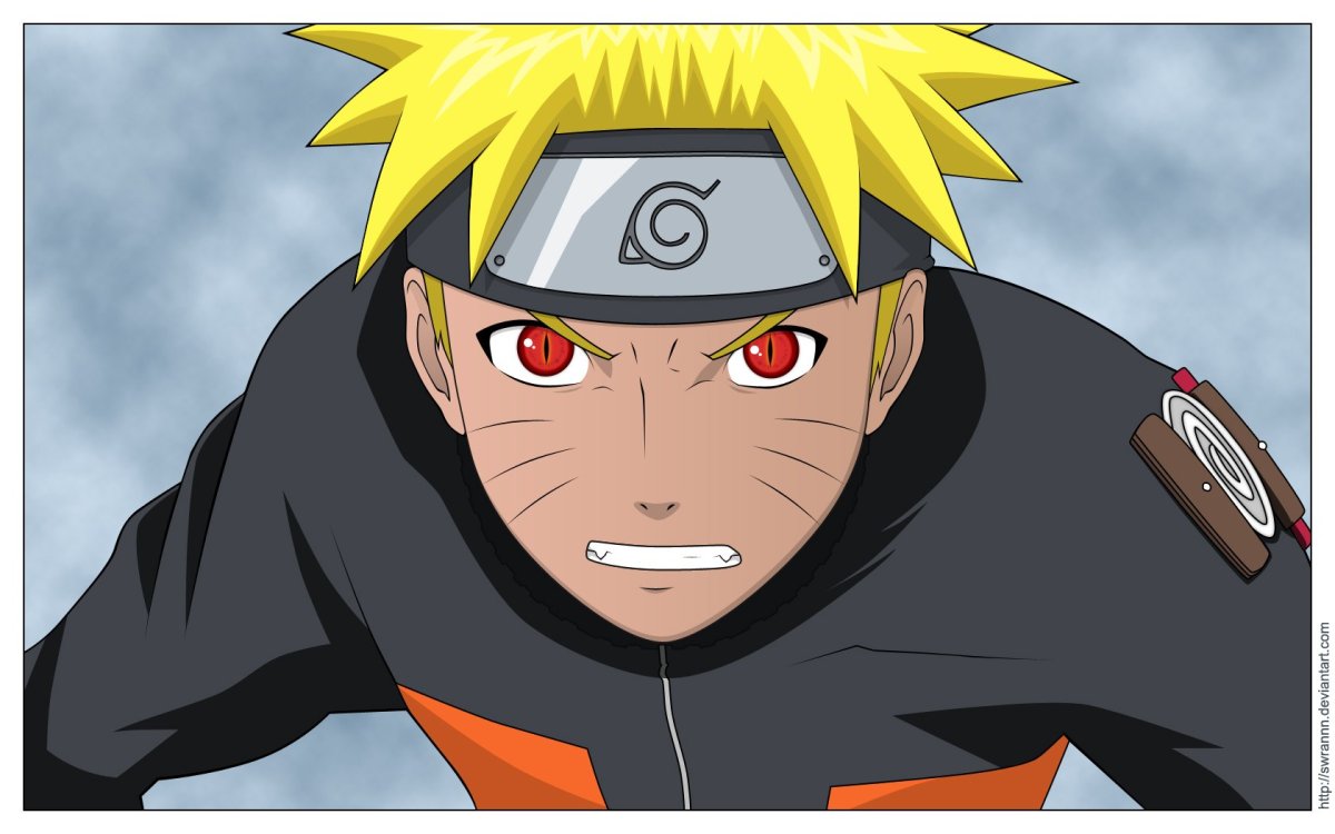 Наруто Узумаки бьякуган