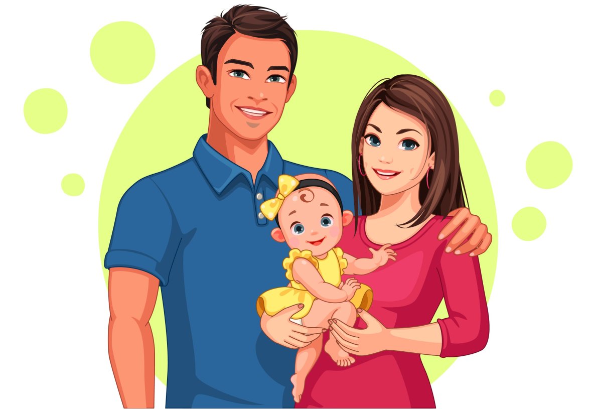 Папа мультяшный