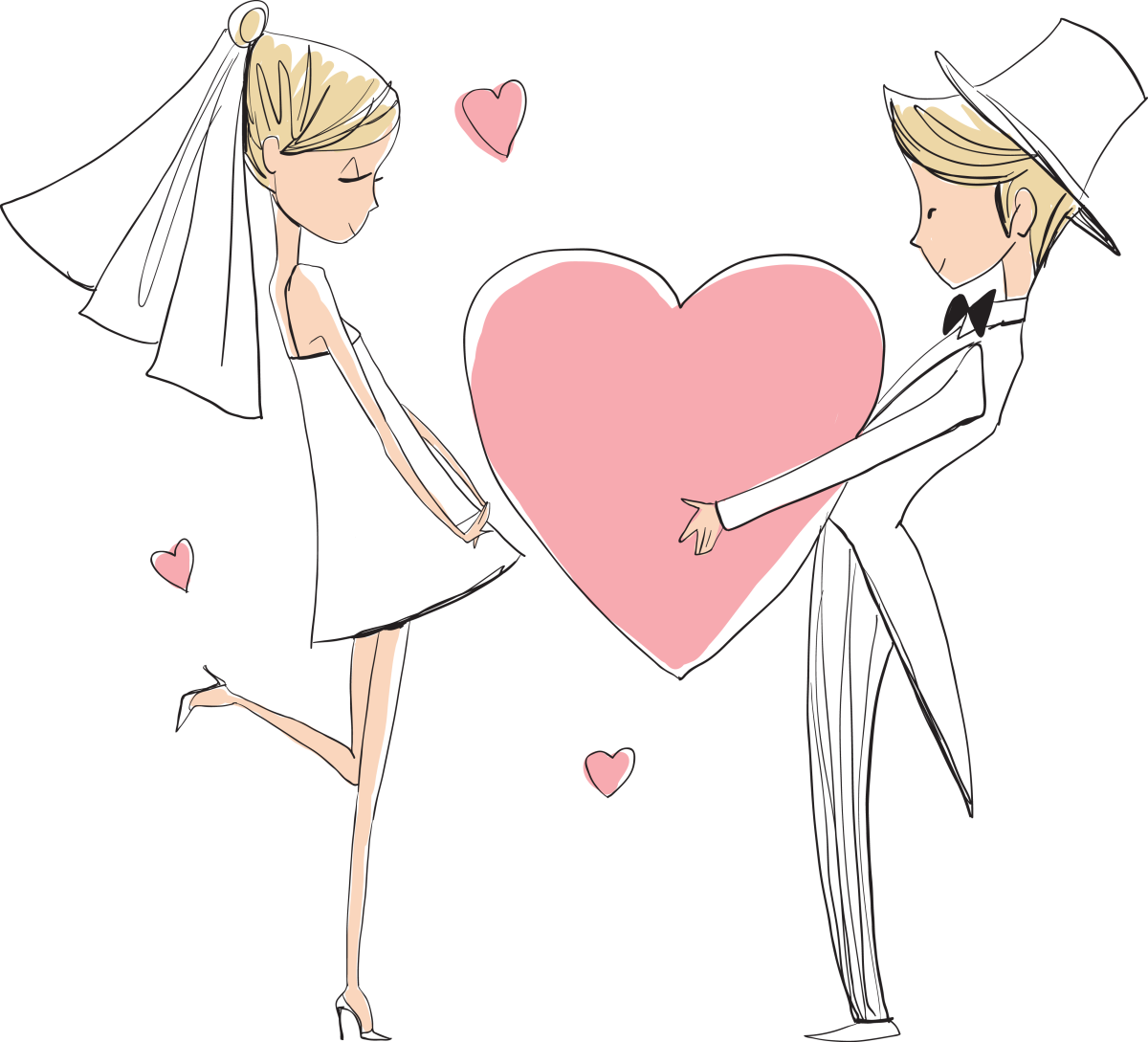 Невеста рисунок