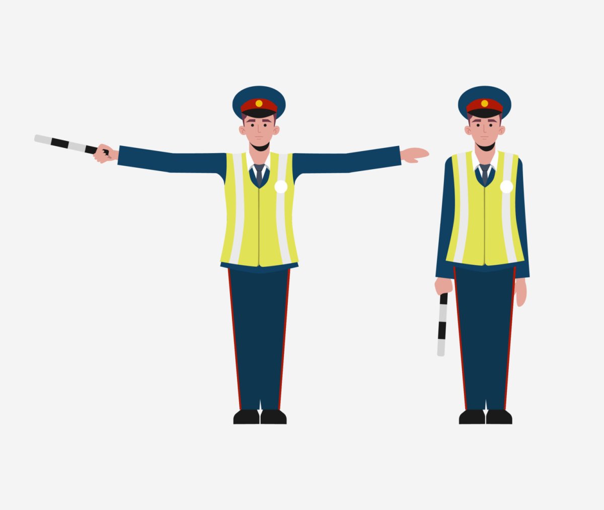 Жесты регулировщика