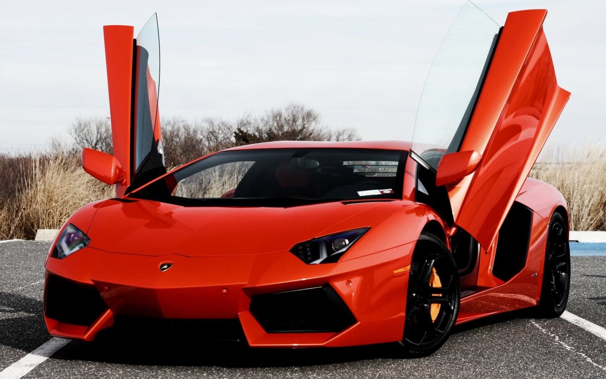 Lamborghini, Orange, Aventador, lp700-4