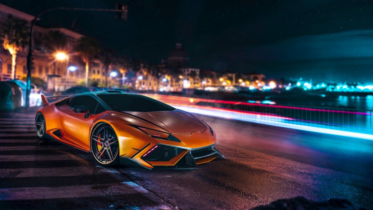 Lamborghini Huracan 4к