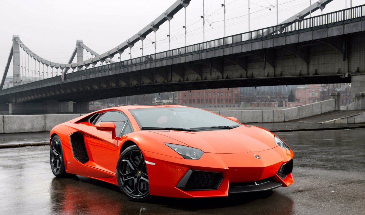 Lamborghini, Orange, Aventador, lp700-4