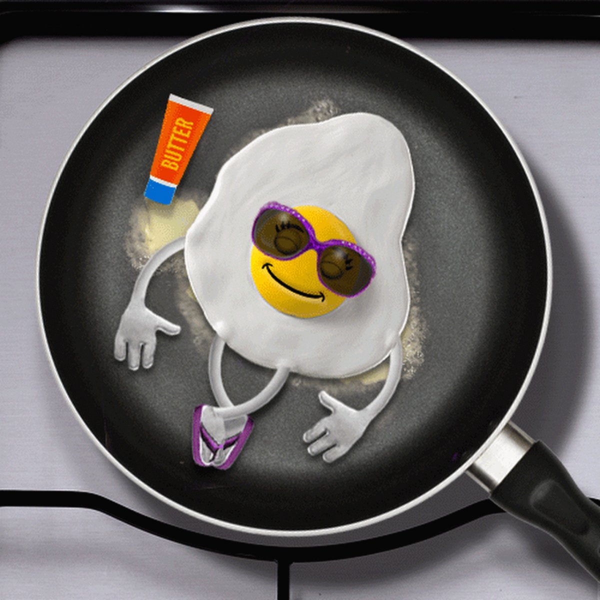 С добрым утром надпись животные