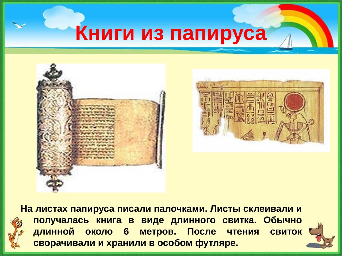 Книги из папируса