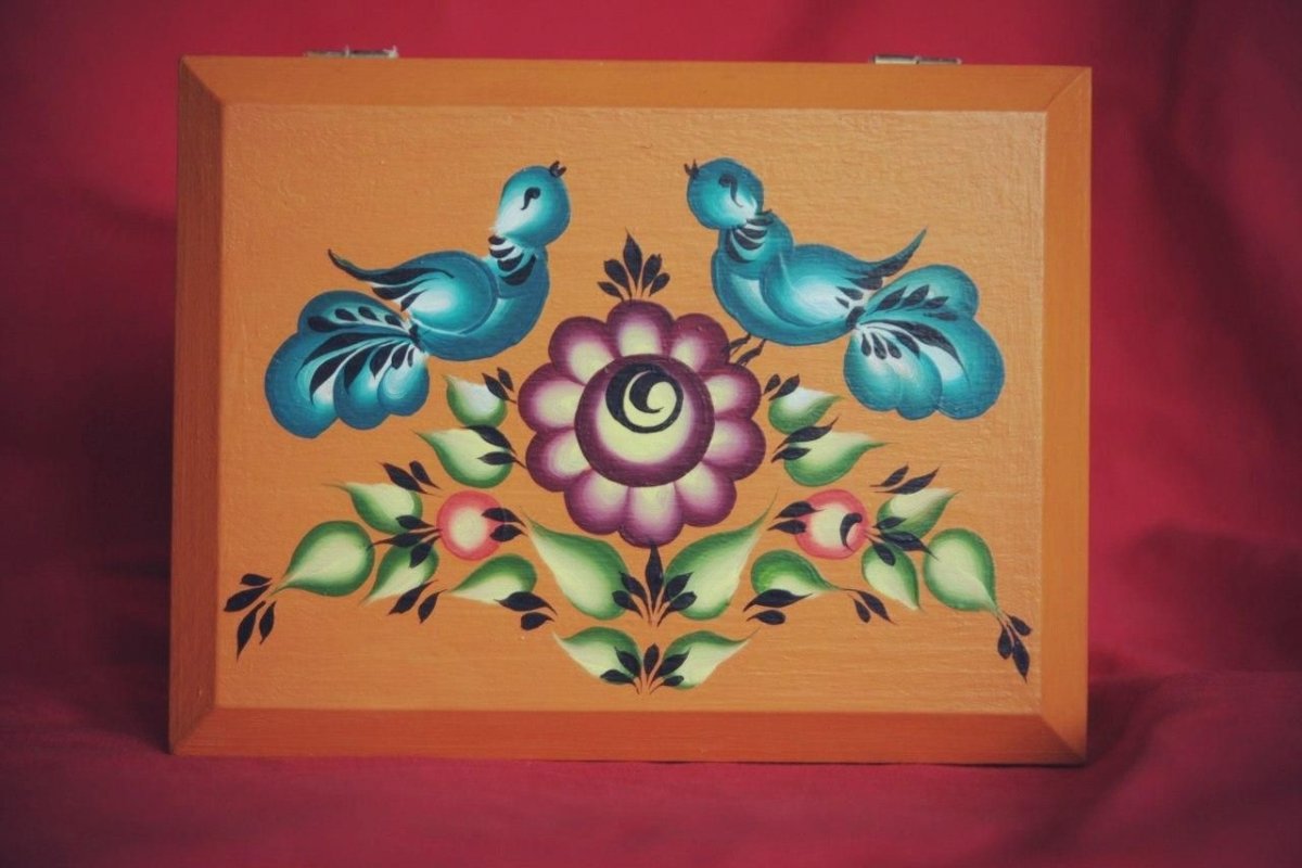 Урало Сибирская роспись Зинаида Голубева