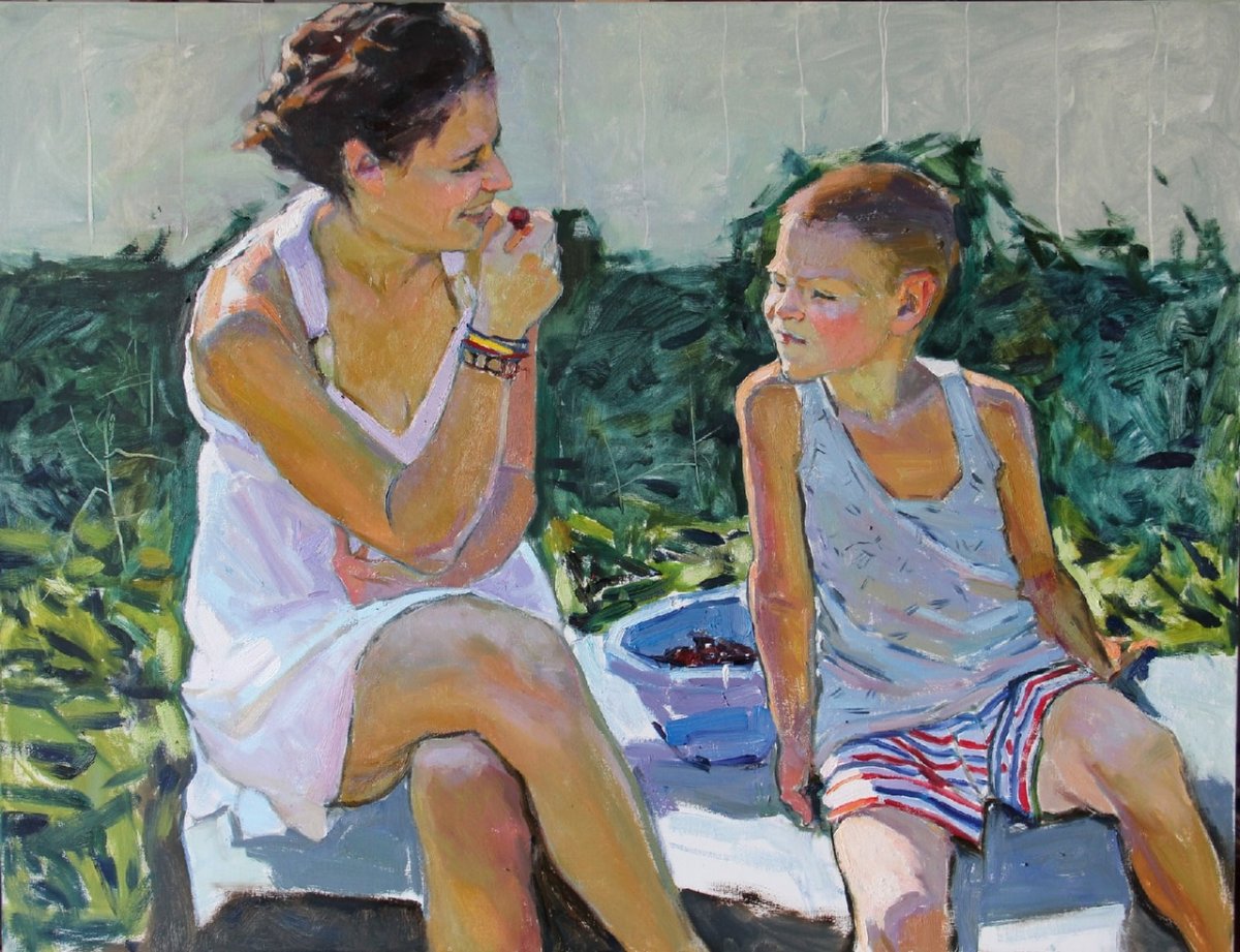 Владимир Гусев художник картины лето