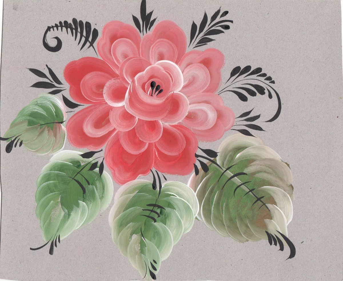 Урало Сибирская роспись коромысло