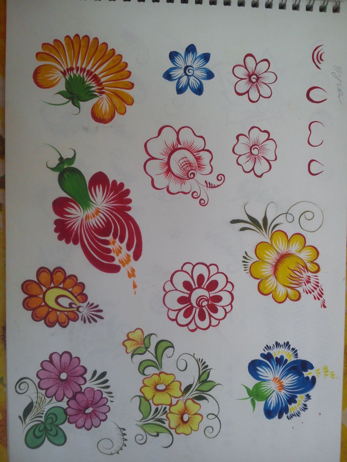 Урало Сибирская роспись Бадаев