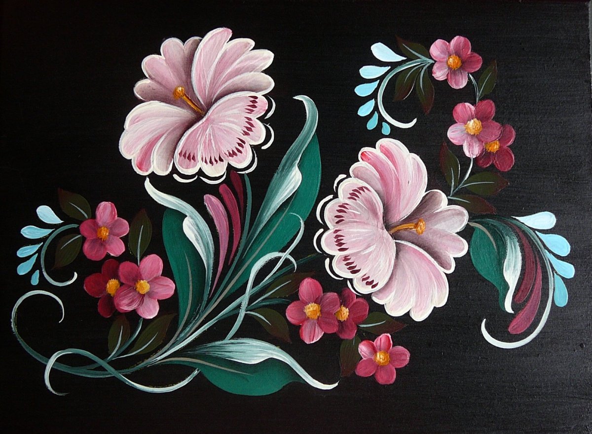 Урало Сибирская роспись Зинаида Голубева