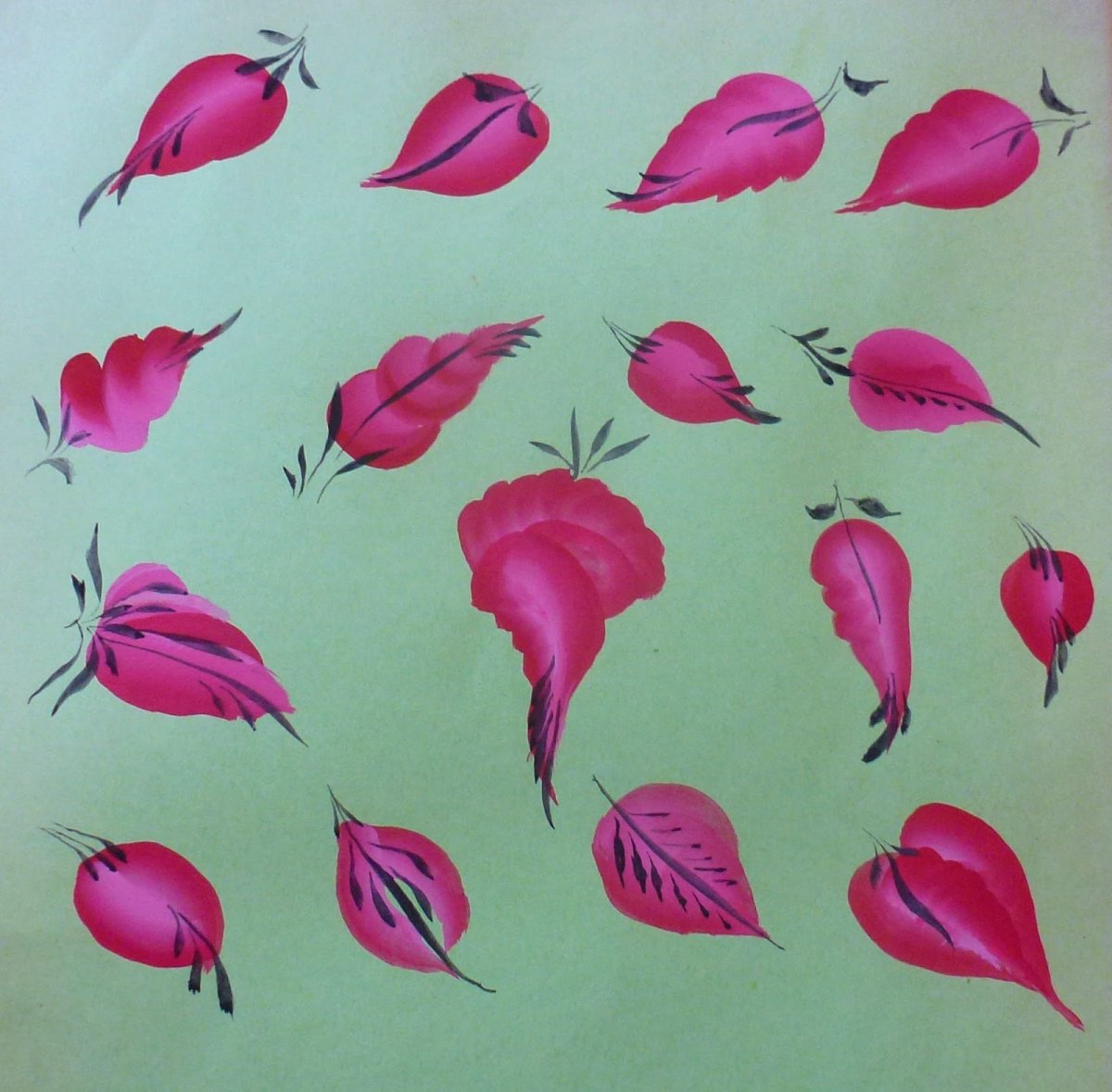 Расписные цветы