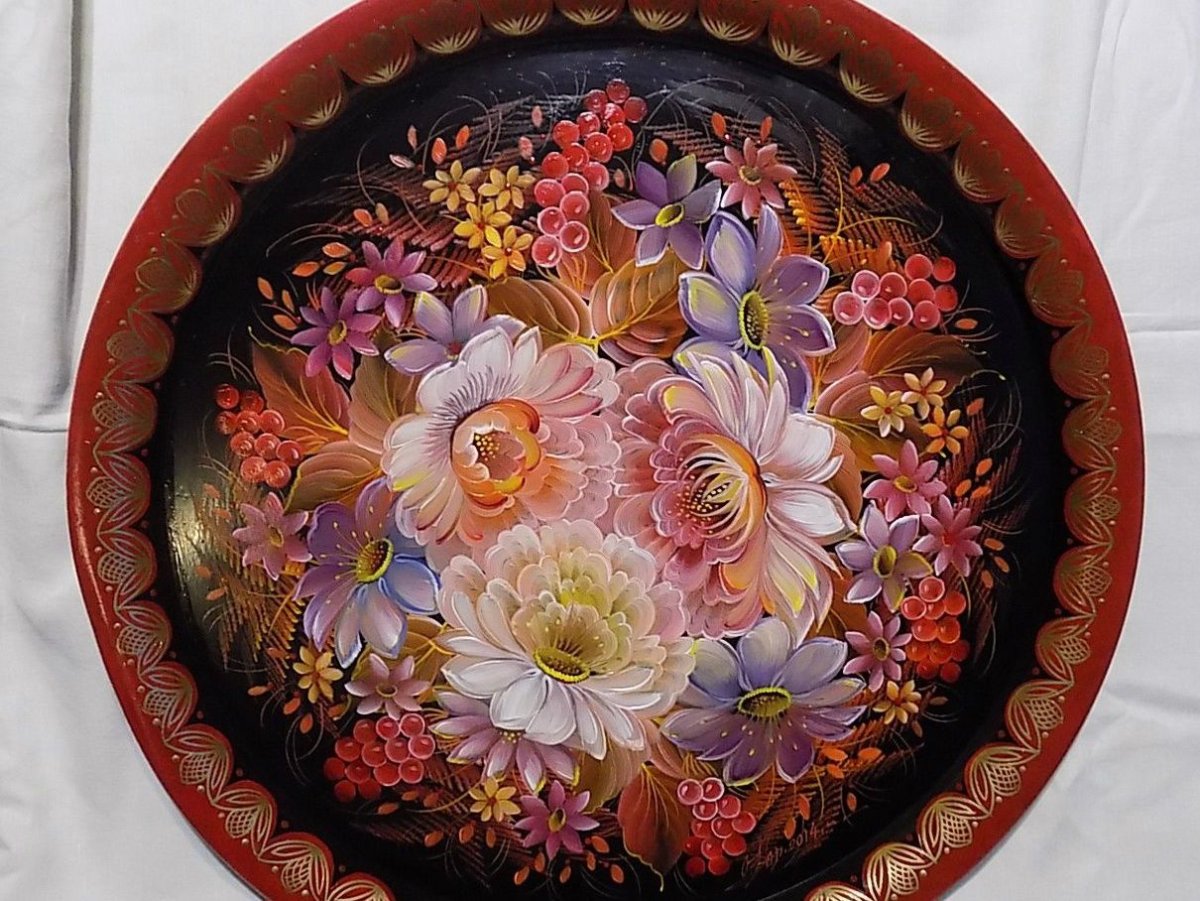 Урало Сибирская роспись Зинаида Голубева