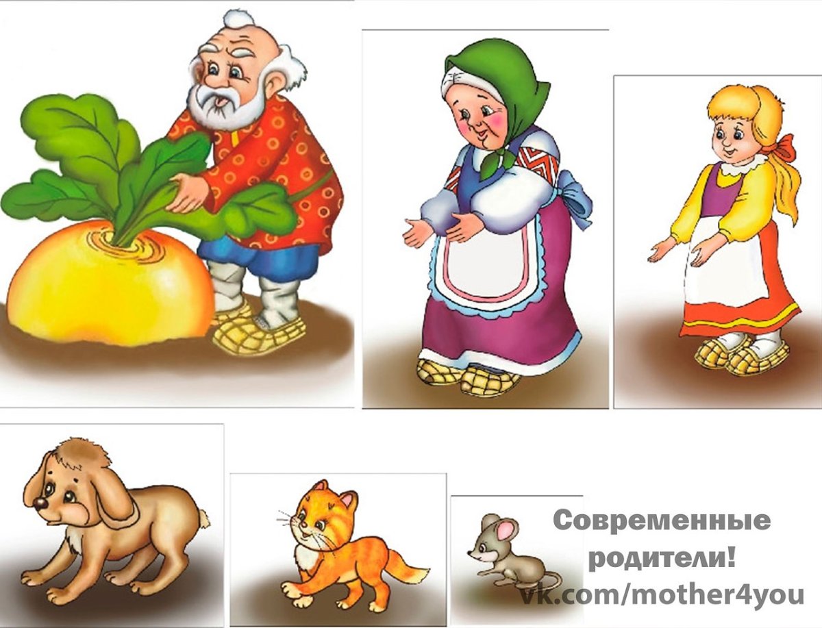 Герои сказки Репка