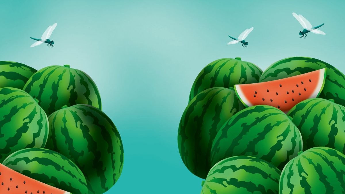 Арбуз смайлик