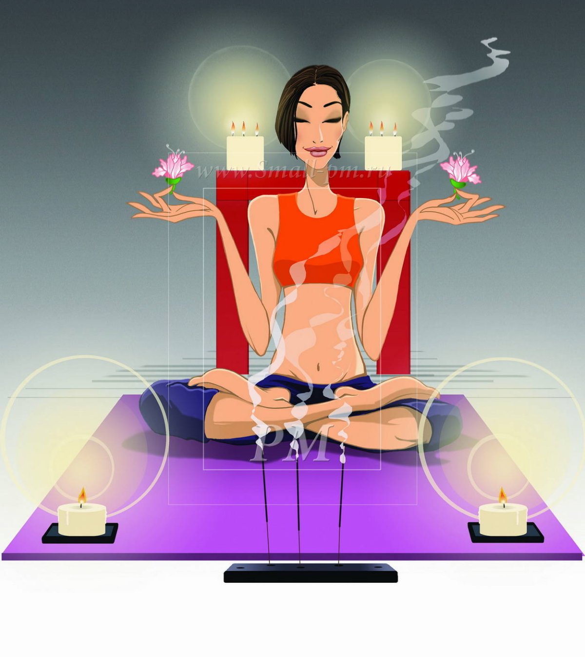 Медитация карикатура