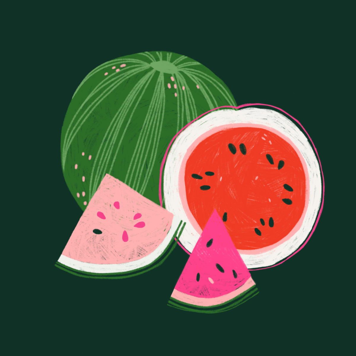 Долька арбуза