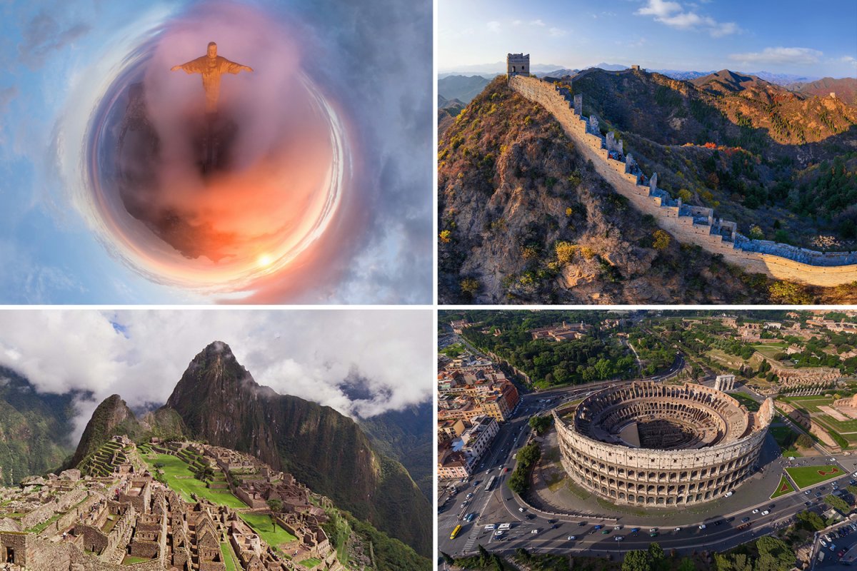 Чудеса света на карте