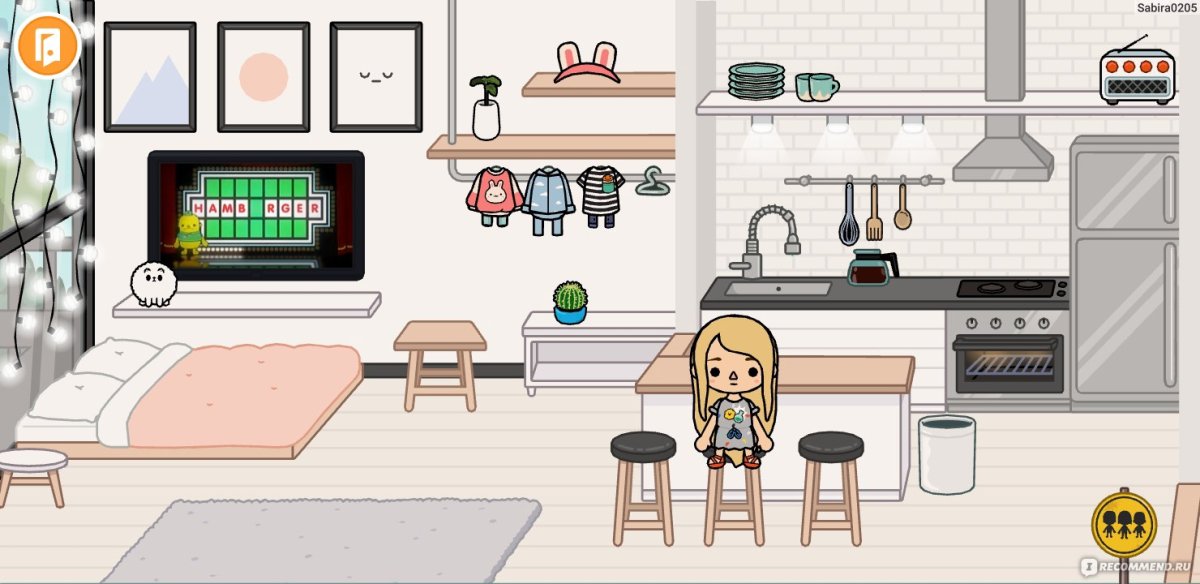 Toca World кухня