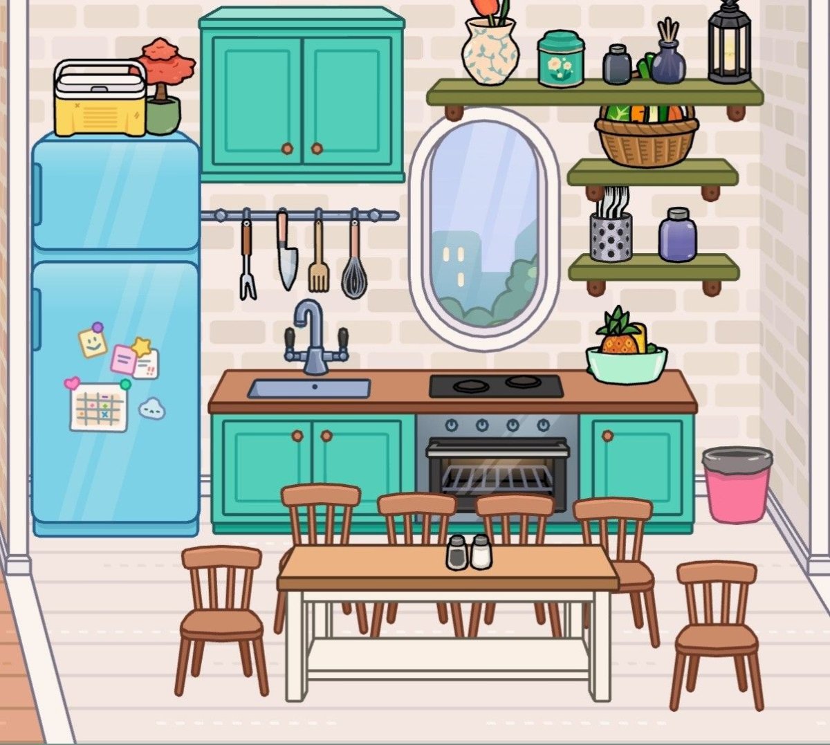 Тока бока дом из бумаги своими руками