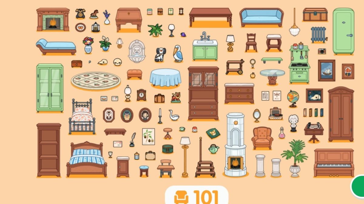 Toca Life World комнаты