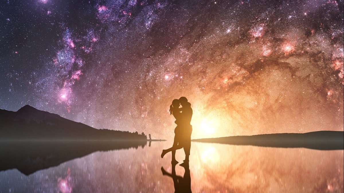 Космос звезды Галактика туманность