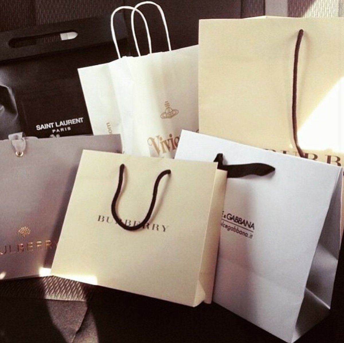 Красивые брендовые пакеты