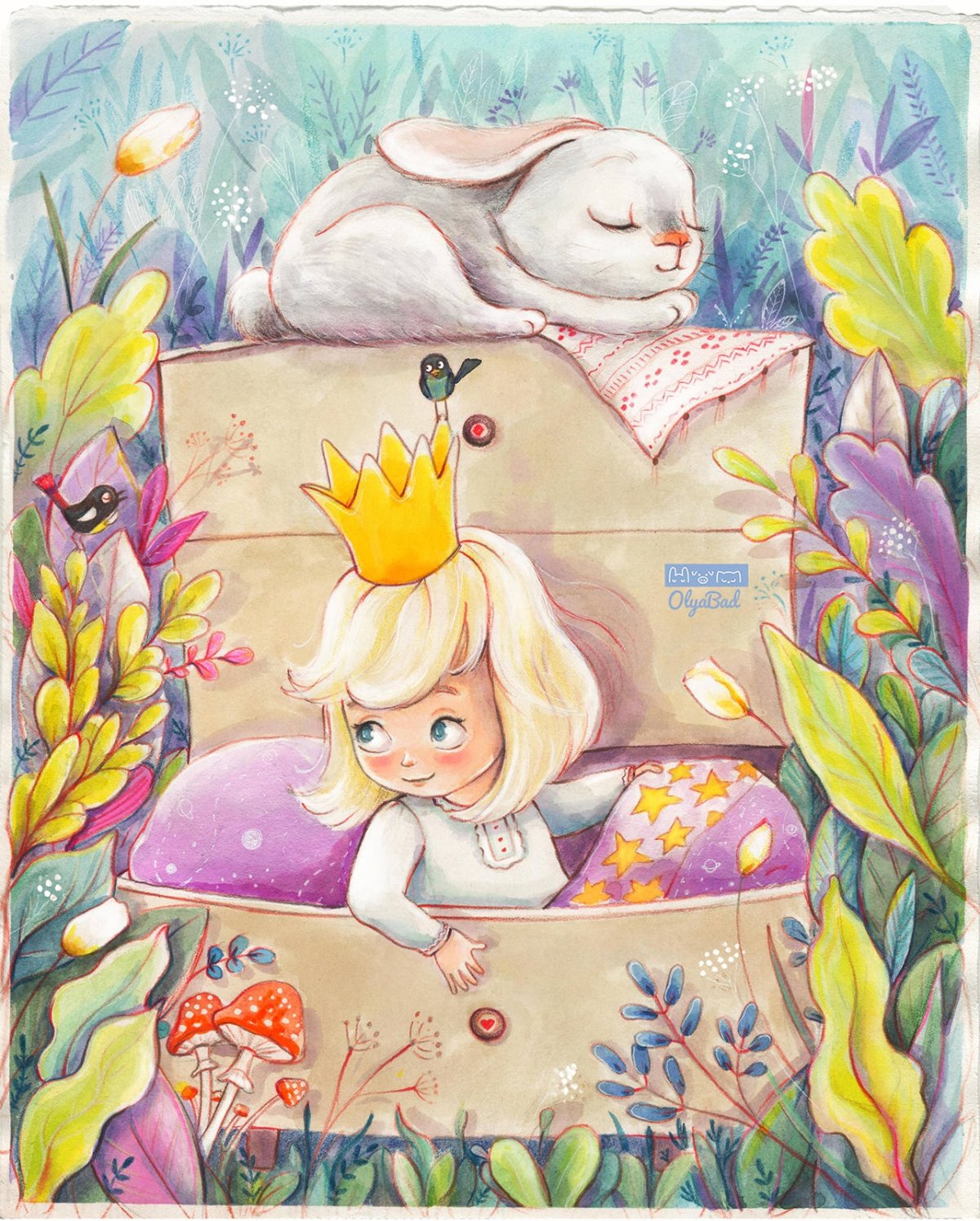 Оля Бадулина иллюстратор