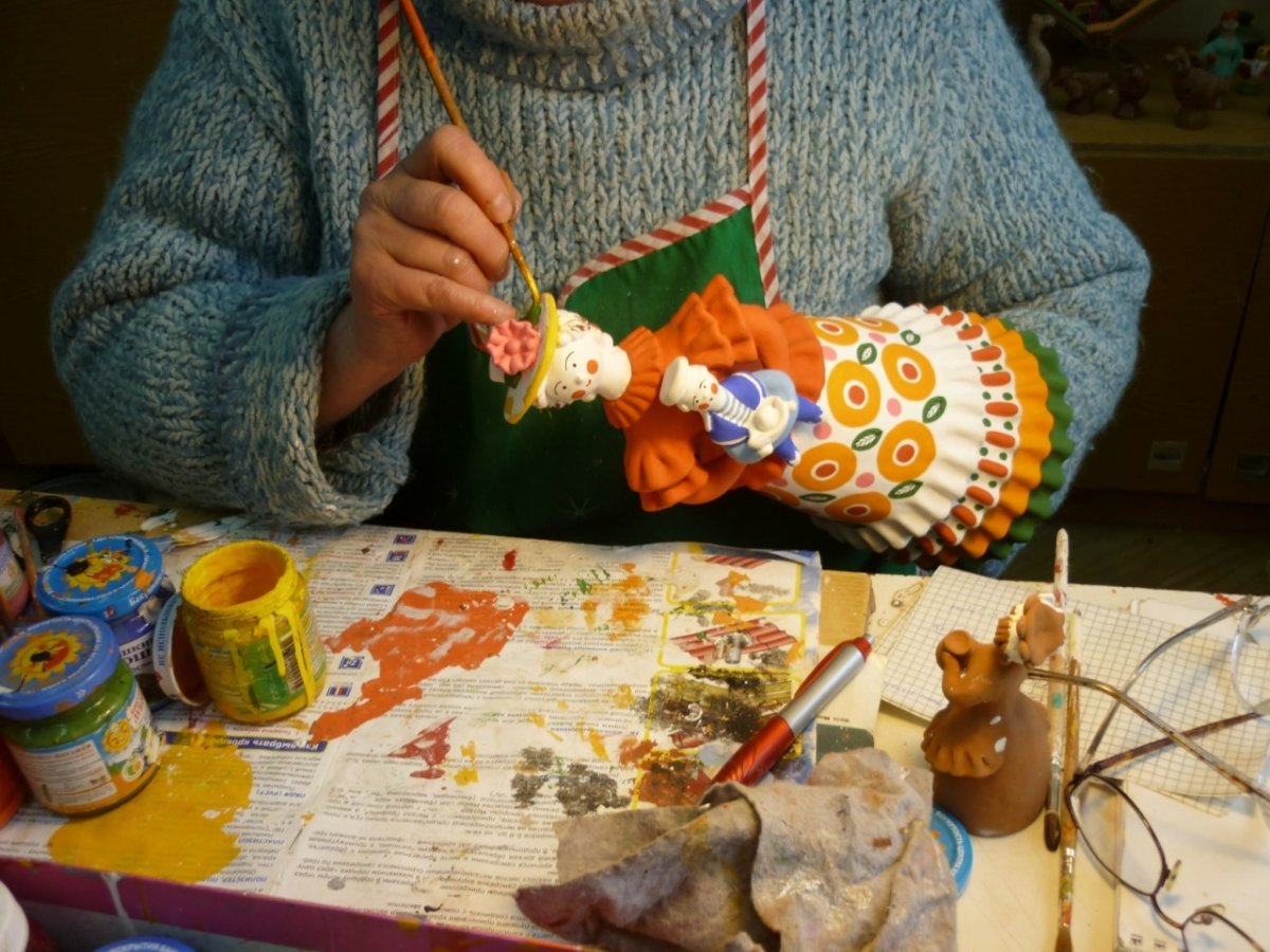 Полхов Майданская роспись лошадка