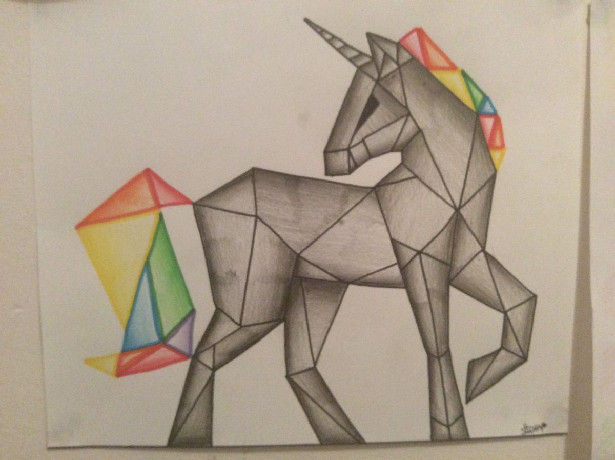 Рисование животных из геометрических фигур