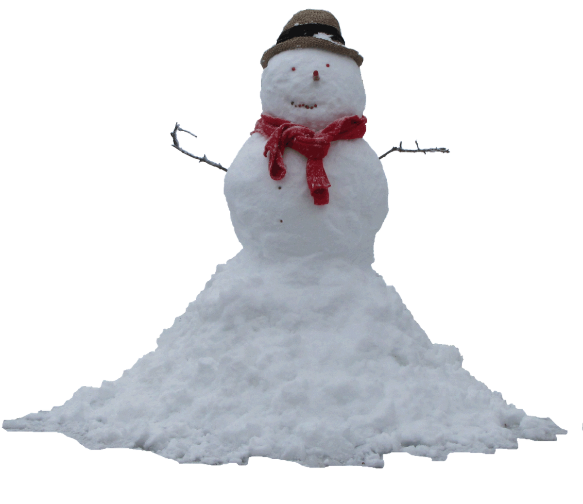 Снеговик настоящий